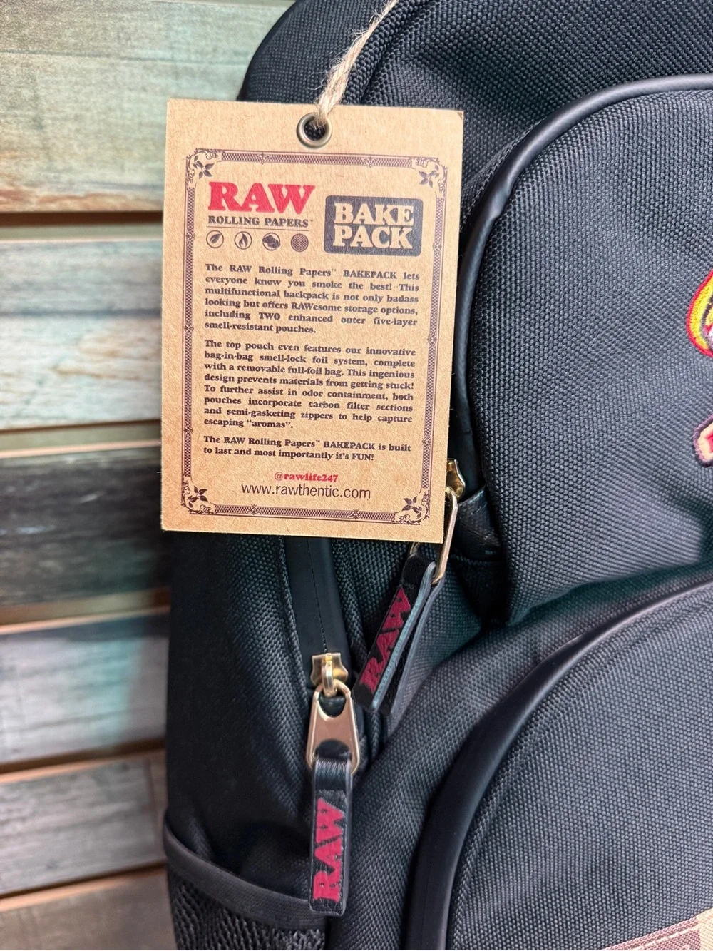 RAW Bakepack Backpack - Smell Proof